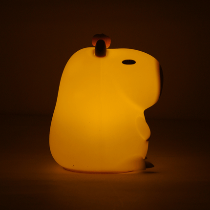 Capybara Squishy Silicone Lamp