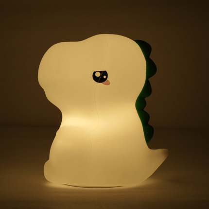 Dinosaur Squishy Silicone Color Changing Lamp