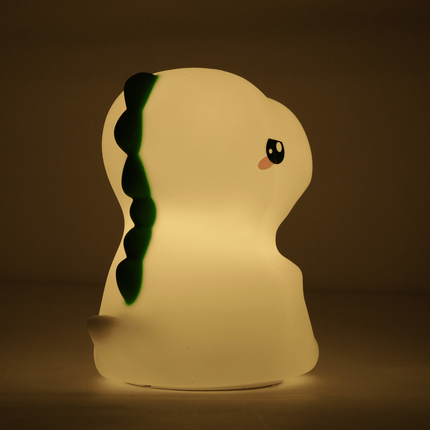 Dinosaur Squishy Silicone Color Changing Lamp