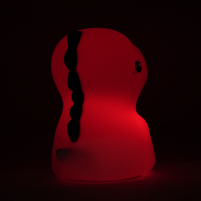 Dinosaur Squishy Silicone Color Changing Lamp