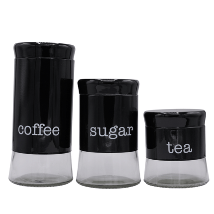 Glass Storage Jar Set