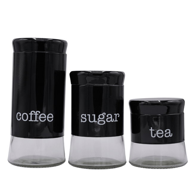 Glass Storage Jar Set