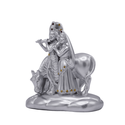 Radha Krishna With Cow Idol