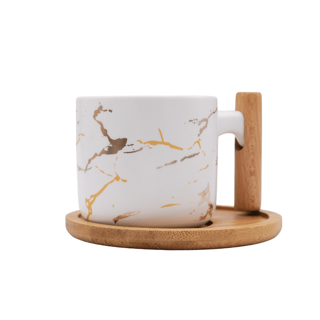 Ceramic Mug With Coaster