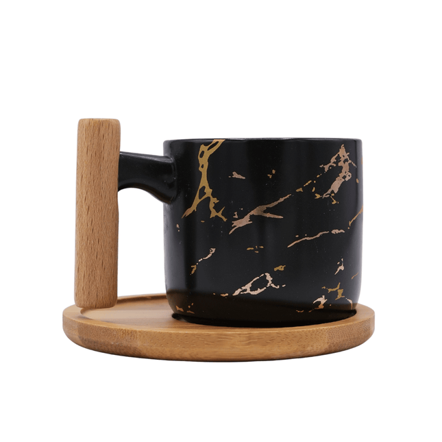 Ceramic Mug With Coaster