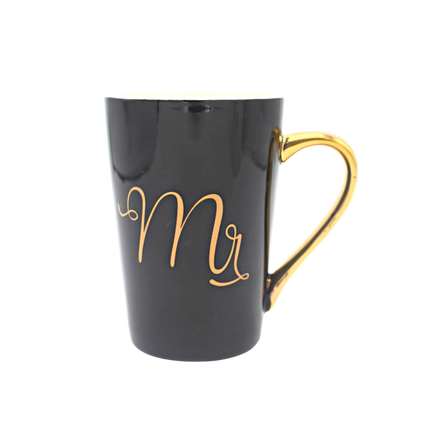 GOLD COUPLE CERAMIC MUG