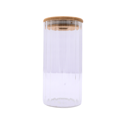 Glass Sipper With Bamboo Straw