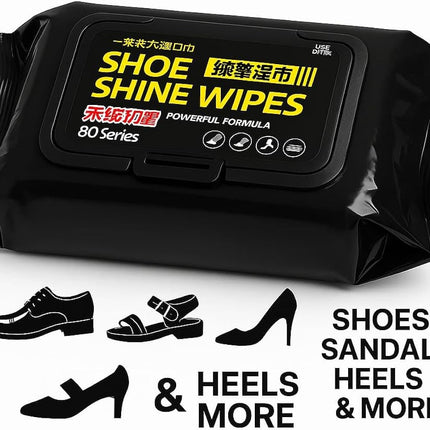 Shoe Shine Wipes Pack Of 2