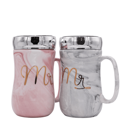 Couple Ceramic Mr Mrs Mug Set