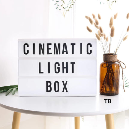 A4 light message board