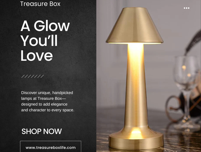 <h4>Pyramid Shape Touch Lamp</h4>