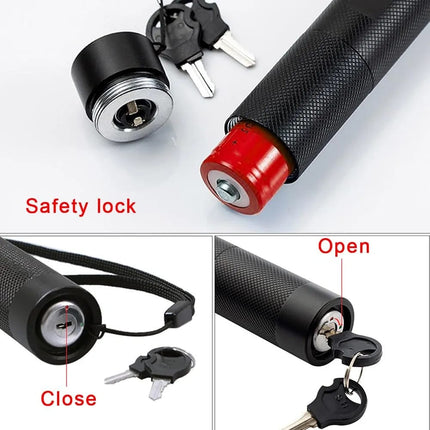 Green laser pointer with Avengers Head