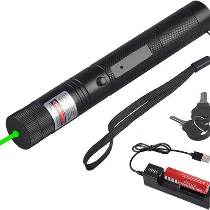 Green laser pointer with Avengers Head