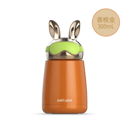 Just love rabbit ear flask bottle