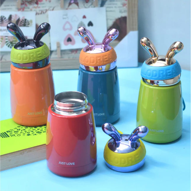 Just love bunny ears flask bottle