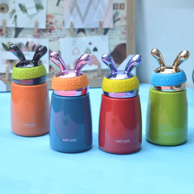 Just love bunny ears flask bottle