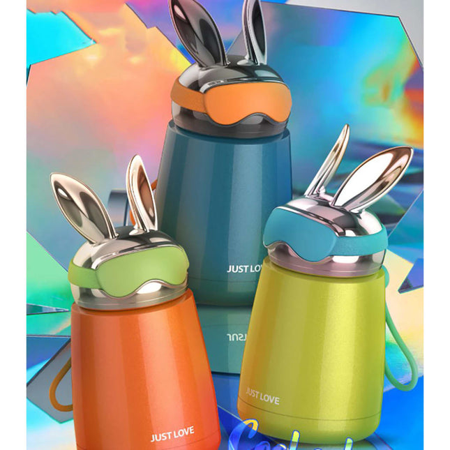 Just love rabbit ear flask bottle