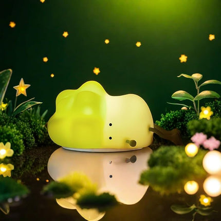 Grass Head Rookie Squishy Silicone Color Changing Lamp
