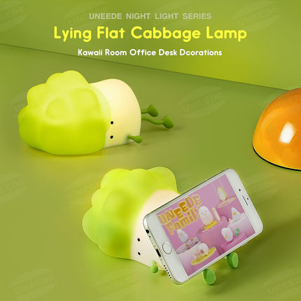 Grass Head Rookie Squishy Silicone Color Changing Lamp