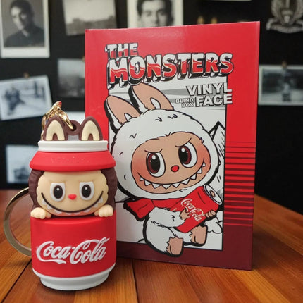 Labubu cola keychain