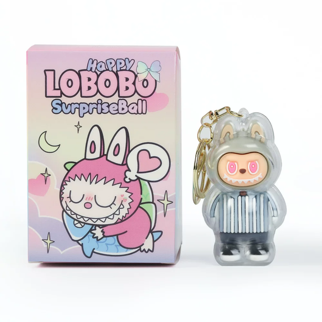 Labubu happy surprise keychain