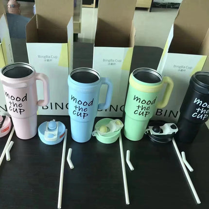 Mood The Cup Steel Sipper Bottle