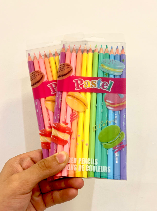 Pastel colour pencil