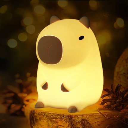 Capybara Squishy Silicone Lamp