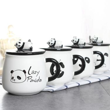 Lazy panda mug