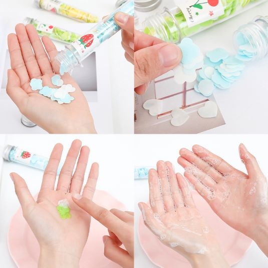 Capsule paper soap 2 pcs bottle