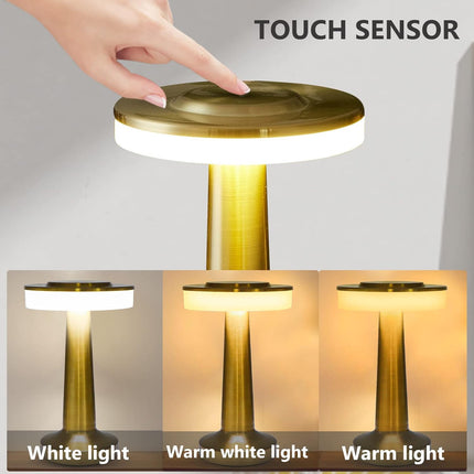 Round Touch Sensor Lamp (Copper Color)