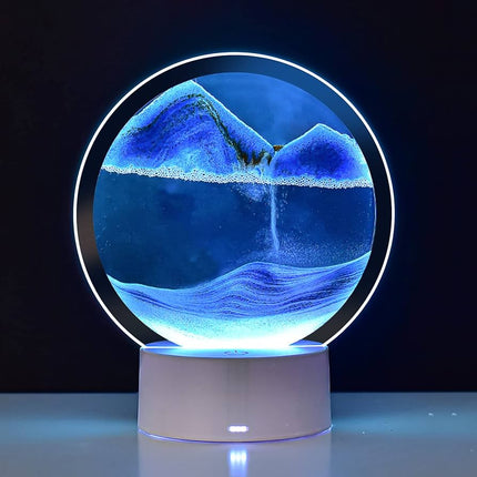 3D Moving Sandscape Art with Light