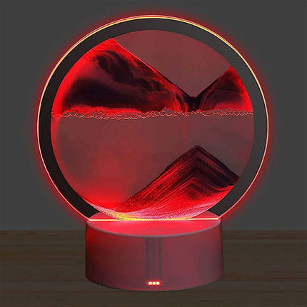 3D Moving Sandscape Art with Light
