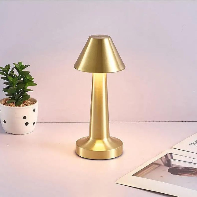 Pyramid Shape Touch Lamp